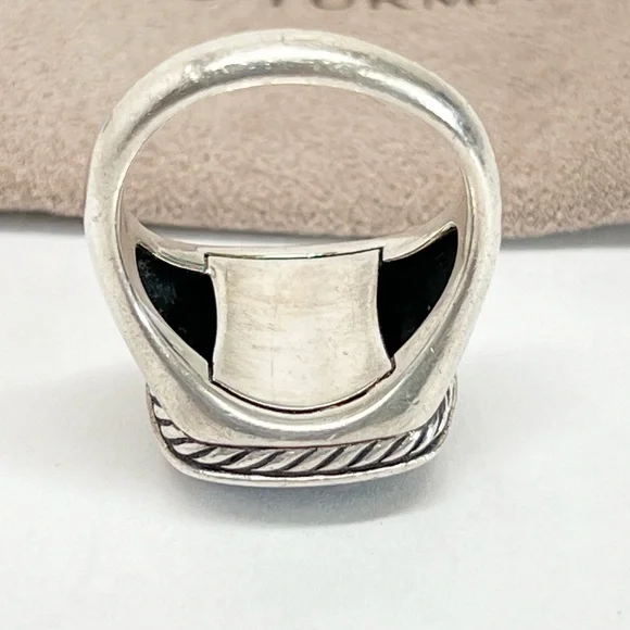 David Yurman 14mm Black Orchid Albion Ring - Picture 6 of 8